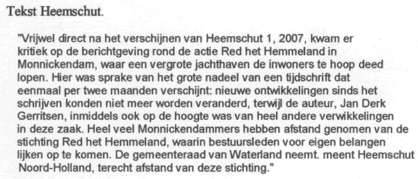 Tekst uit blad van de Bond Heemschut